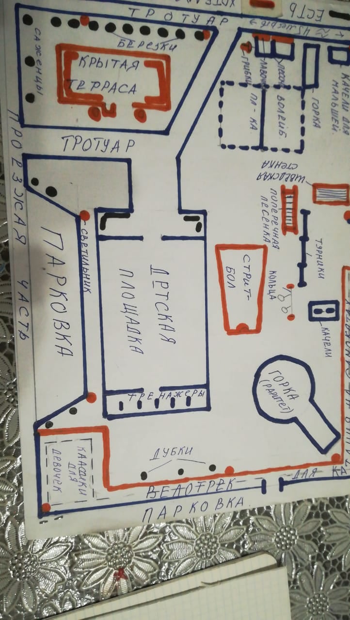 план двора камзина 70